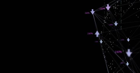 Digital Networking and Data Flow Ecosystem - Download Free Stock Images Pikwizard.com