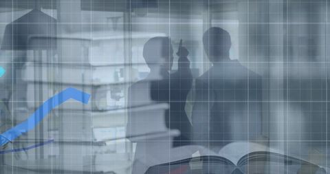 Business collaboration in digital environment with data analysis