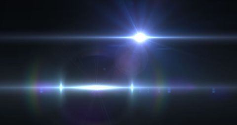 Bright Blue Lens Flare with Digital Light Effects on Dark Background - Download Free Stock Images Pikwizard.com