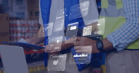 Futuristic Interface Over Warehouse Supervisors with Data Analytics