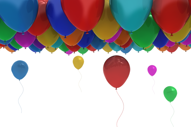 Colorful Balloons on Transparent Background for Celebrations - Download Free Stock Videos Pikwizard.com