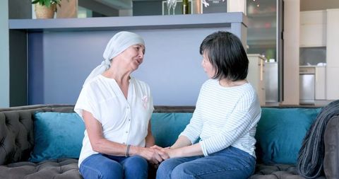Supportive friendship during cancer recovery