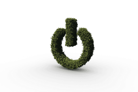 grass-covered power symbol transparent background - Download Free Stock Videos Pikwizard.com