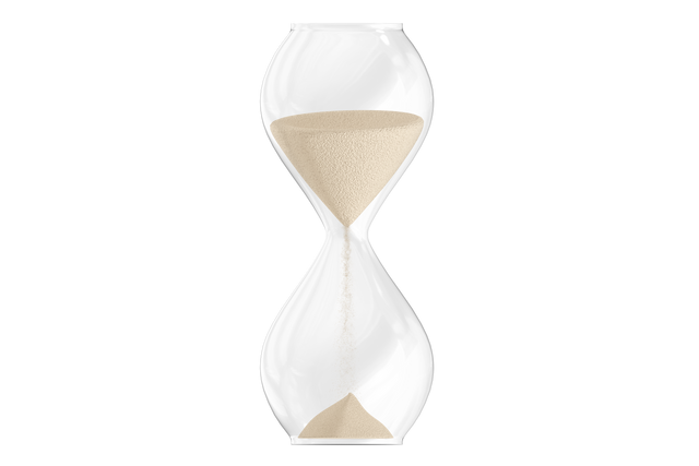 Transparent Hourglass Isolated on Clear Background - Time and Balance Symbol - Download Free Stock Videos Pikwizard.com