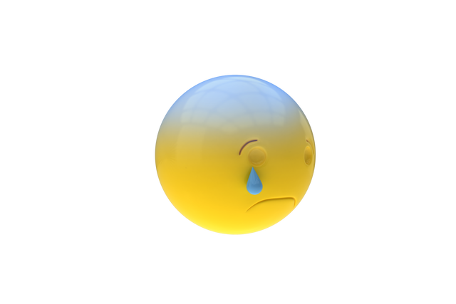 Transparent 3D Crying Emoticon on Transparent Background - Download Free Stock Videos Pikwizard.com