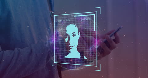 Digital Identity Verification Concept with Smartphone Use