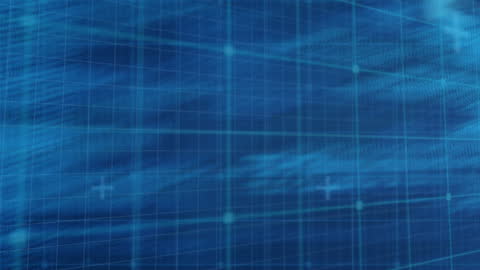 Futuristic Digital Data Grid Animation Background