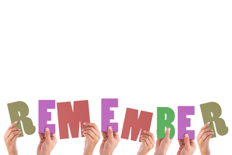 transparent hands holding colorful word remember letters boldly - Download Free Stock Videos Pikwizard.com