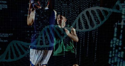 Innovative basketball training with digital biotech influence