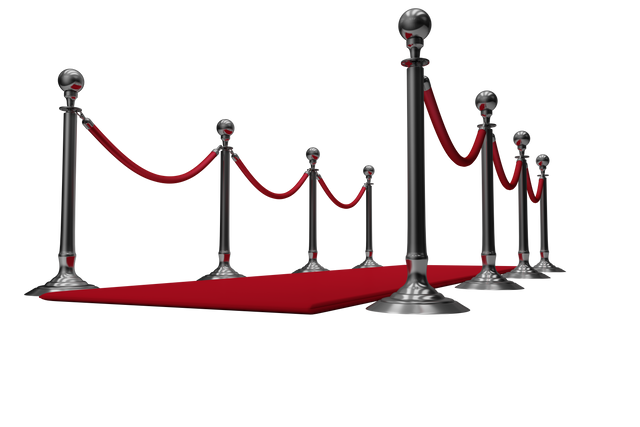 Transparent Red Carpet with Stanchions and Velvet Ropes Low Angle View - Download Free Stock Videos Pikwizard.com