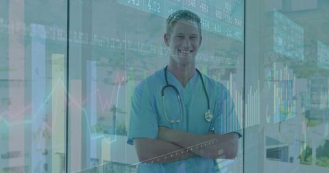 Healthcare Professional Crossed Arms Using Data Analytics in Hospital Setting