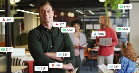 Social Media Data Insights in Dynamic Office Environment