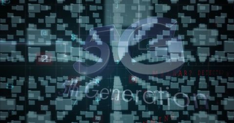 5G Technology and Cybersecurity Conceptual Illustration - Download Free Stock Images Pikwizard.com