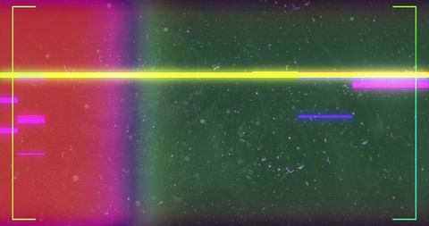 Flickering Digital Scope with Neon Lights