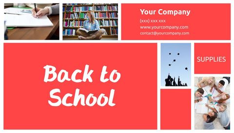 Back to School Marketing Template for Educational Services - Download Free Stock Templates Pikwizard.com