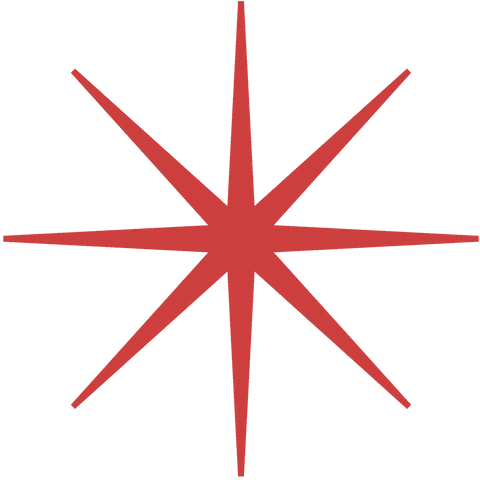 Red Slim Eight-Pointed Star on Transparent Background - Download Free Stock Videos Pikwizard.com