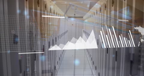 Digital Interface with Financial Growth Data in Data Center