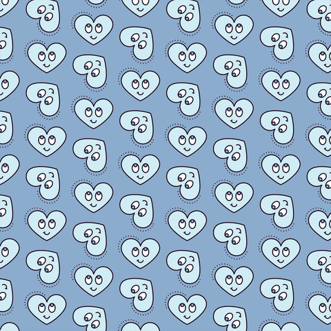 Cute Smiling Heart and Cloud Pattern on Transparent Background - Download Free Stock Videos Pikwizard.com