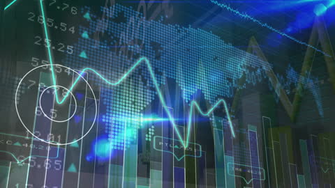 Futuristic Digital Graphs and Global Map Representation