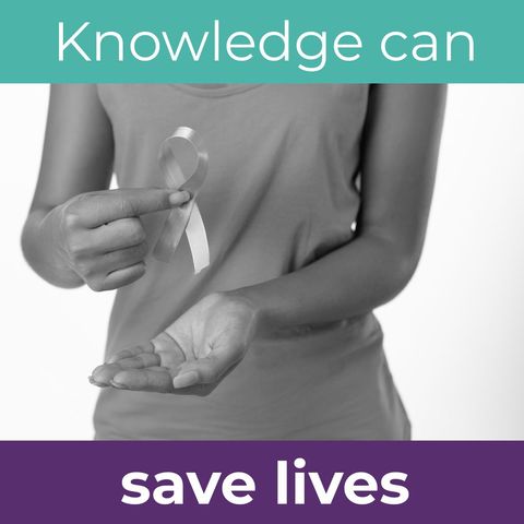 Cancer Awareness Message with Ribbon - Download Free Stock Templates Pikwizard.com