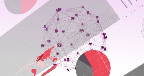 Futuristic Healthcare Data Network Interface