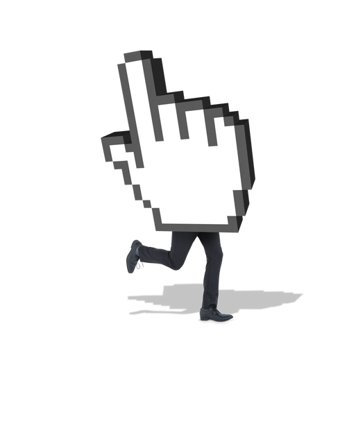 Running Cursor Hand with Legs on Transparent Background - Download Free Stock Videos Pikwizard.com