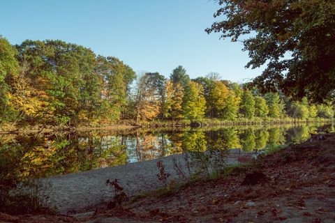 Tranquil Autumn Landscape with Scenic River Reflection