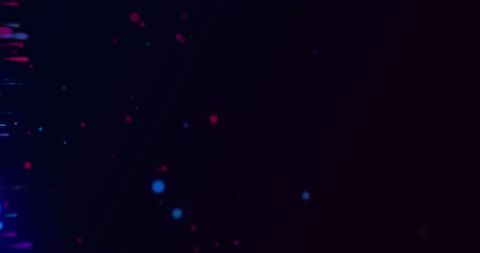 Abstract Red and Blue Dots on Black Digital Background - Download Free Stock Images Pikwizard.com