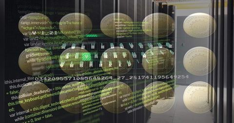 Digital Currency NFTs and Data Processing Servers