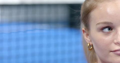 Elegant Gold Hoop Earrings by Field Tennis Net