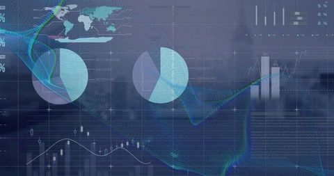 Digital Data and Analytics Integrating Cityscape Visualization - Download Free Stock Images Pikwizard.com
