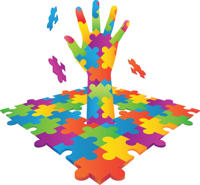 Colorful Puzzle Hand Emerging from Completed Puzzle on Transparent Background - Download Free Stock Videos Pikwizard.com