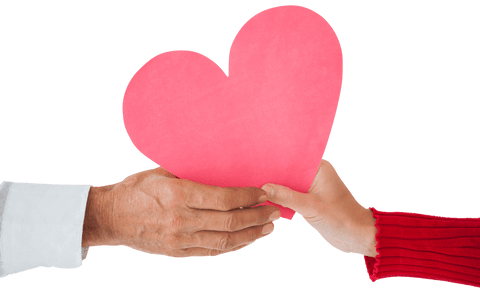 Hands Holding Heart on Transparent Background Symbolizing Love and Connection - Download Free Stock Videos Pikwizard.com