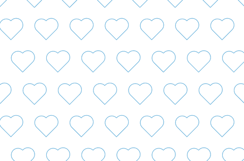 Blue Heart Pattern on Transparent Background for Love Design - Download Free Stock Videos Pikwizard.com