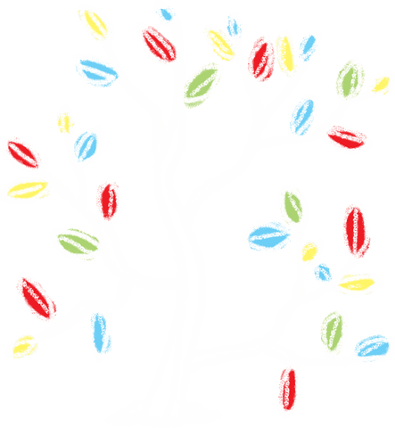 colorful transparent chalkboard tree design with vibrant leaves - Download Free Stock Videos Pikwizard.com