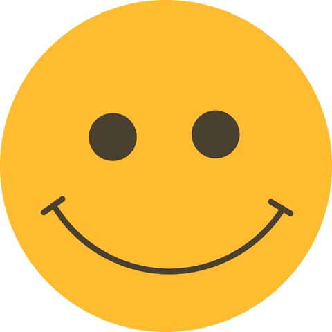 Transparent Yellow Smiling Face Emoji with Brown Eyes - Download Free Stock Videos Pikwizard.com