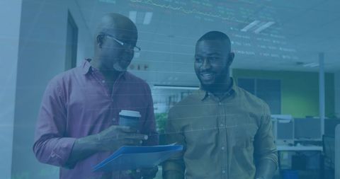 Diverse Business Team Discussing Finance Strategy in Office