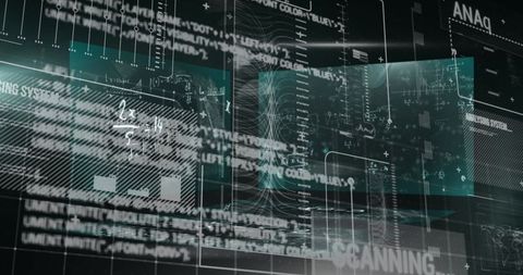 Digital Data Analytics and Mathematics Interface - Download Free Stock Images Pikwizard.com