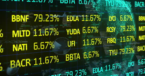 Animated Financial Data and Global Network Overview