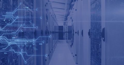 Data Processing and Computing Concept in Modern Server Room - Download Free Stock Images Pikwizard.com