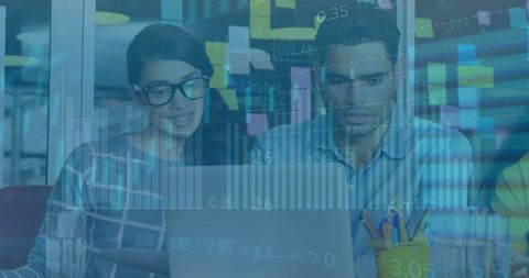 Virtual Financial Data Visualization with International Team Collaboration