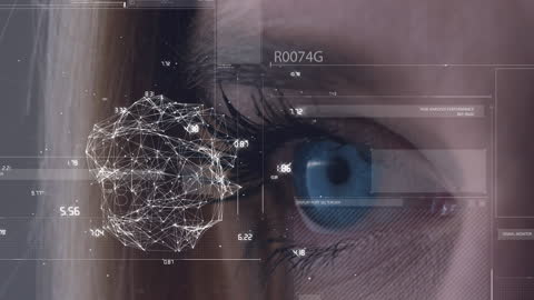 Artificial Intelligence Eye Data Overlay