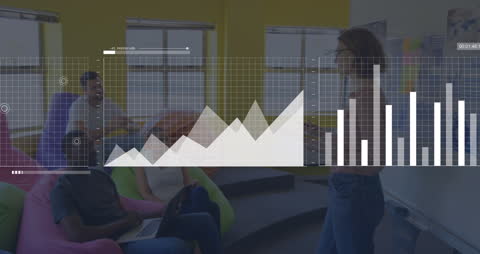 Interactive Digital Presentation with Financial Data Visualization