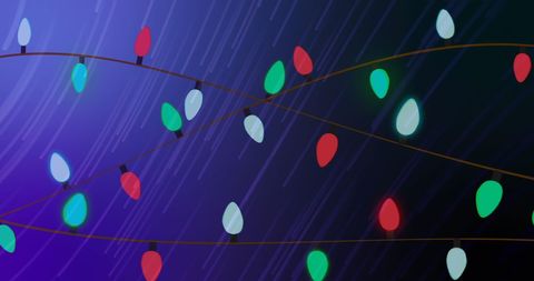 Colorful Glowing Fairy Lights with Modern Purple Background - Download Free Stock Images Pikwizard.com