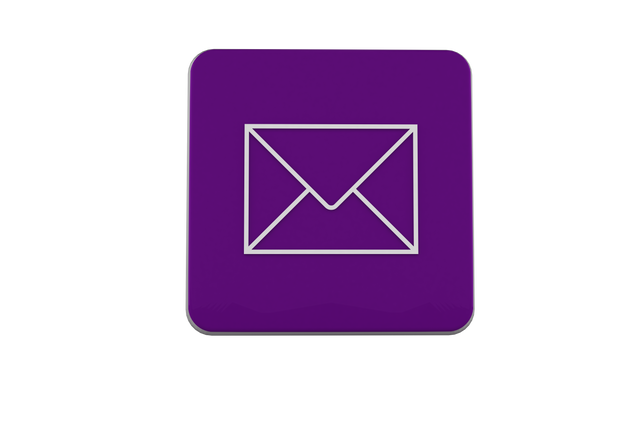 Transparent Purple Square Envelope Icon for Digital Communication - Download Free Stock Videos Pikwizard.com