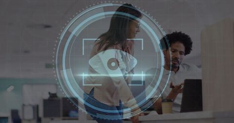 Cyber Security and Business Networking Collaboration Concept