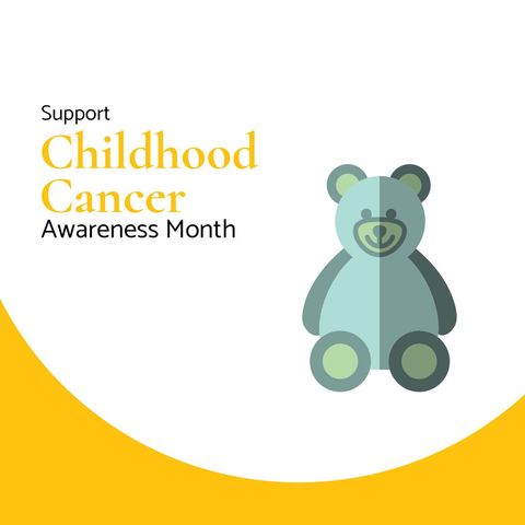 childhood cancer awareness month support campaign - Download Free Stock Templates Pikwizard.com