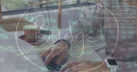 Financial data processing with focused business professional
