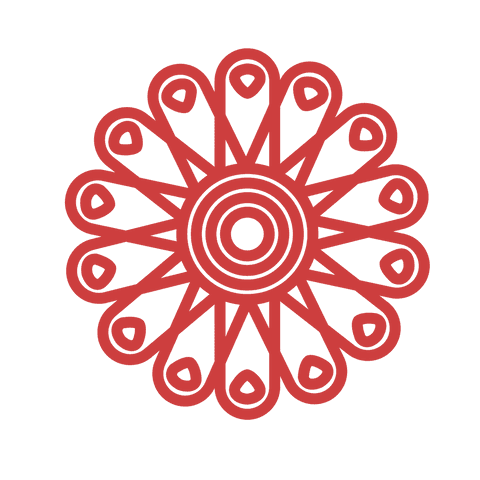 red abstract mandala on transparent background - Download Free Stock Videos Pikwizard.com