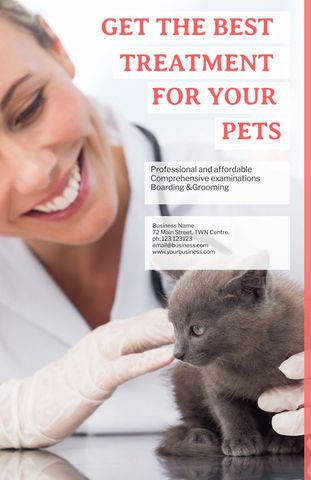 Heartwarming Kitten Care Highlighting Veterinary Services - Download Free Stock Templates Pikwizard.com